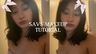 sav’s makeup tutorial [upl. by Hawkie]