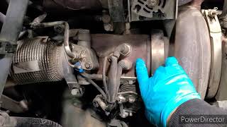 Replacing a BPV on a MX13  Paccar Back Pressure Valve [upl. by Aidnic]