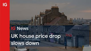 UK house price drop slows down 🏠 [upl. by Tiffa693]