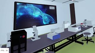 Bio Lab  VR Architectural Walkthrough [upl. by Salina]