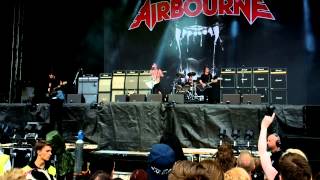 Airbourne Live bråvalla 2013 Blonde Bad And Beautiful [upl. by Ariom]