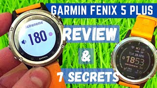 Garmin Fenix 5 Plus Review  7 Secrets  Fenix 5 Plus Maps  Features  Tips and Tricks [upl. by Notniv]