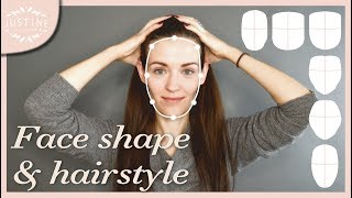 Good hairstyles for your face shape amp how to determine your shape  Justine Leconte [upl. by Hamimej]