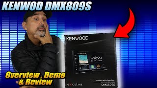 Kenwood DMX809S Car Audio Headunit Stereo w Wireless Apple CarPlay and Andriod Auto Review and Demo [upl. by Allbee]