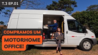 COMPRAMOS UM MOTORHOME OFFICE VAMOS REFORMAR [upl. by Diver]