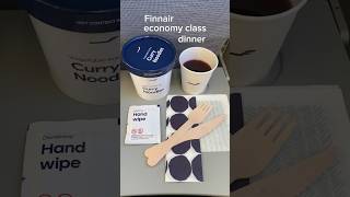 FINNAIR food on board  complimentary blueberry juice airlinefood aviation [upl. by Nakeber]