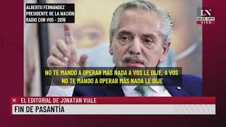 Fin de la pasantía el editorial de Jonatan Viale [upl. by Eseilenna631]