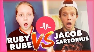 RUBY RUBE VS JACOB SARTORIUS Remaking Musicallys [upl. by Liahus]