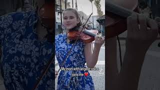 Mom Daughter Duet  All By Myself  Karolina Protsenko  Violin Cover [upl. by Kyd]