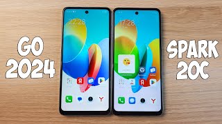 TECNO SPARK GO 2024 VS SPARK 20C  ЧТО ВЫБРАТЬ ПОЛНОЕ СРАВНЕНИЕ [upl. by Sproul]