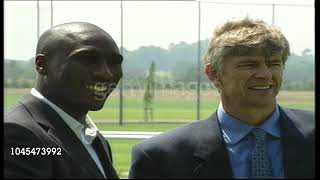 Sol Campbell unveiled as Arsenal player at Press Conference 2001 [upl. by Posner]