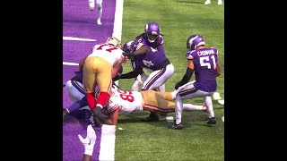 George Kittle catches for a 7yard Touchdown vs Minnesota Vikings [upl. by Mariam333]