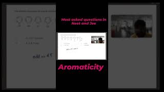 Aromaticity in 10 secPYQ for organic chemistry chemlight medicalentrance chemistry neet2025 [upl. by Yrellav]