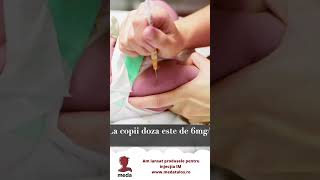 Injectia intramusculara  IM   curs video shorts nursery asistente [upl. by Fionnula]