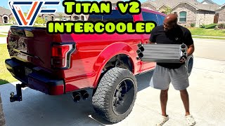 Intercooler Upgrade CVFabrication Titan V2 35 Ecoboost [upl. by Anilet254]