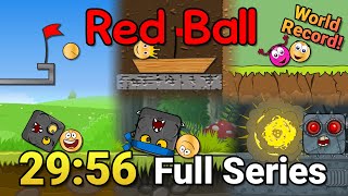 All Mainline Red Ball Games Speedrun in Under 30 Minutes [upl. by Alick]