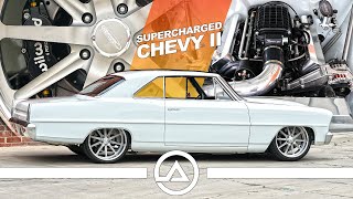 Supercharged Chevy Nova SS Built to Drive  The Perfect Cruising Restomod [upl. by Leisam]