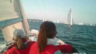 30 square metre yacht racing on Sydney Harbour [upl. by Nyliret144]