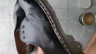 Polish Dr Martens 1461 dengan Wonder Balsam  Part 3 [upl. by Ayotaj]