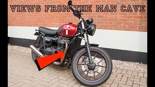 Motone Customs Union Jack Radiator Guard for Triumph Street Twin [upl. by Elades]