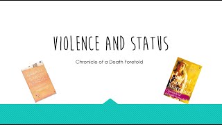 Violence and Status in Chronicle of a Death Foretold [upl. by Airdna946]