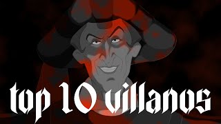 Los mejores villanos de Disney  Top 10 [upl. by Aillimac]