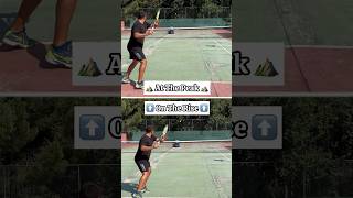 Timing in Tennis On The Rise vs Ball Dropping 🎾 shorts [upl. by Eteragram]