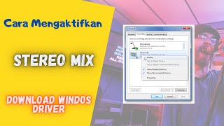 Cara Setting stereo mix windows  Stereo Mixer  Download Driver [upl. by Keele]