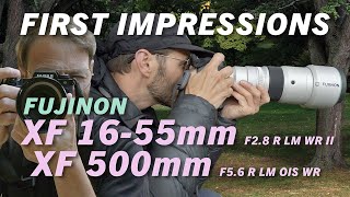 XF 1655 28 amp XF 500 56 First Impressions Review [upl. by Vasta]