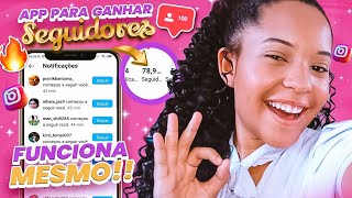 😻ACHEI O MELHOR APP PARA GANHAR SEGUIDORES DE GRAÇA NO INSTAGRAM [upl. by Campney955]