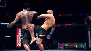 Dimytrius22ChamaMax Holloway vs VolkanovskiEA SPORTS™ UFC® 4 [upl. by Notsua]