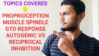 ACE CH 9 CONTD  MUSCLE SPINDLE GTO RESPONSE AUTOGENIC Vs RECIPROCAL INHIBITION EXPLAINED [upl. by Stent]