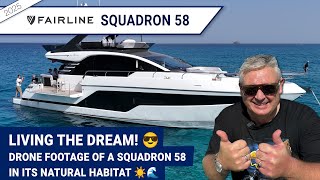 Why the Fairline Squadron 58 is Perfect for Mediterranean Yachting [upl. by Neelloj468]