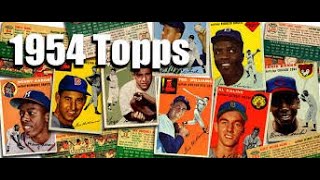 1954 Topps Complete Set Break 3 Boxes  4 Cards Each [upl. by Slaohcin]