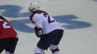 Hilary Knight Forward USA team Hockey SOCHI 2014  vs CANADA [upl. by Ulrica]