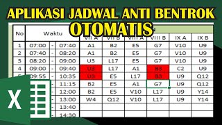 ANTI BENTROK OTOMATIS Jadwal Pelajaran Format Excel untuk SMP MTs 6 Kelas [upl. by Yared161]