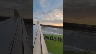 AirBaltic a220 landing in tallinn [upl. by Lash]