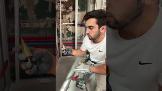 TIPS  passer sa plomberie dans le doublage tutorial travaux renovation tips plomberie [upl. by Ihcur342]