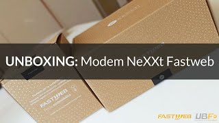 Unboxing Modem Fastweb NeXXt [upl. by Enattirb39]