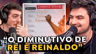 FELIPE NETO REAGINDO A PALAVRAS NO DIMINUTIVO [upl. by Roban]