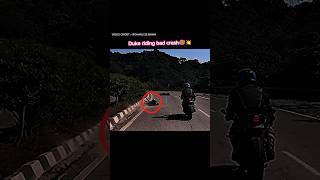 rohrusebawaDUKE RC390 LICE CRASH🥵🤯TOTAL LOSS AND PAINFULL😱💥trending viralvideos bikerider new [upl. by Liemaj985]