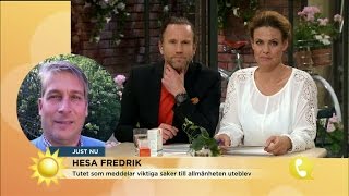 Fel när krislarmet skulle skickas ut över Stockholm  Nyhetsmorgon TV4 [upl. by Llerryt773]