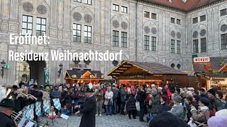 Rundgang über das Weihnachtsdorf in der Münchner Residenz 2023  stimmungsvoller Auftakt 23112023 [upl. by Pasquale]