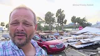 Cedar Key Florida resident gives devastating tour of Hurricane Helene destruction [upl. by Fradin]