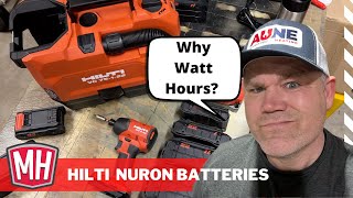 Hilti NURON Batteries  Why Watt Hour Ratings [upl. by Calva]