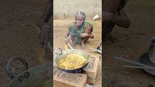 rural old poor grandma cooking CHICKEN CURRY tribal Village cooking [upl. by Mita]