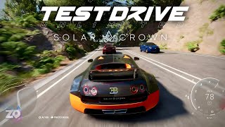 Bugatti Veyron Super Sport Gameplay  TEST DRIVE UNLIMITED SOLAR CROWN [upl. by Norym]