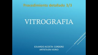 VITROGRAFIA 3 [upl. by Wina]