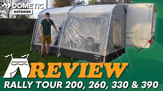 Dometic Rally Tour 200 260 330 amp 390 Poled Awning Review 2025 [upl. by Odnanref]