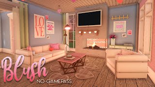 BLOXBURG Blush NoGamepass Home  House Build [upl. by Packton701]